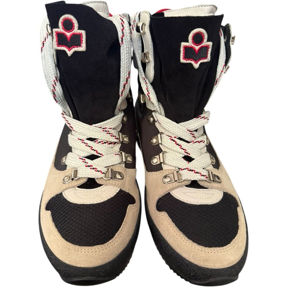 ISABEL MARANT Brendta High Top Hiking Boots Sneakers Size 39 - Picture 2 of 12